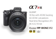 Sony Alpha 7 V, Alpha 7R VI a FE 100 mm Macro